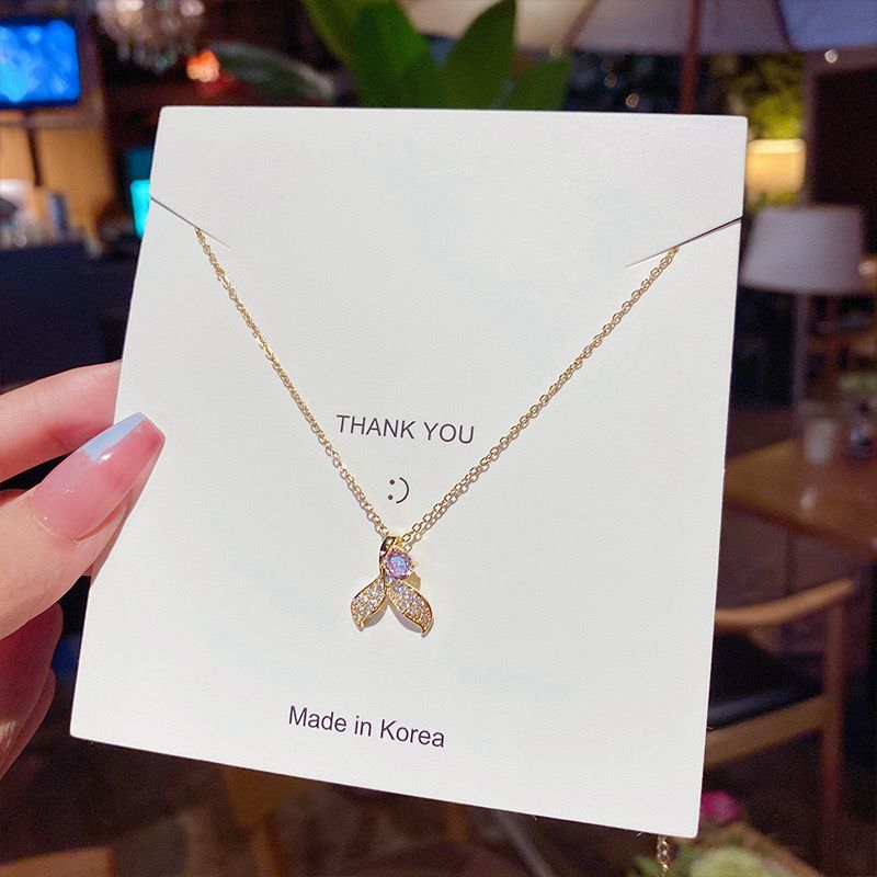 Crystal Leaf Pendant