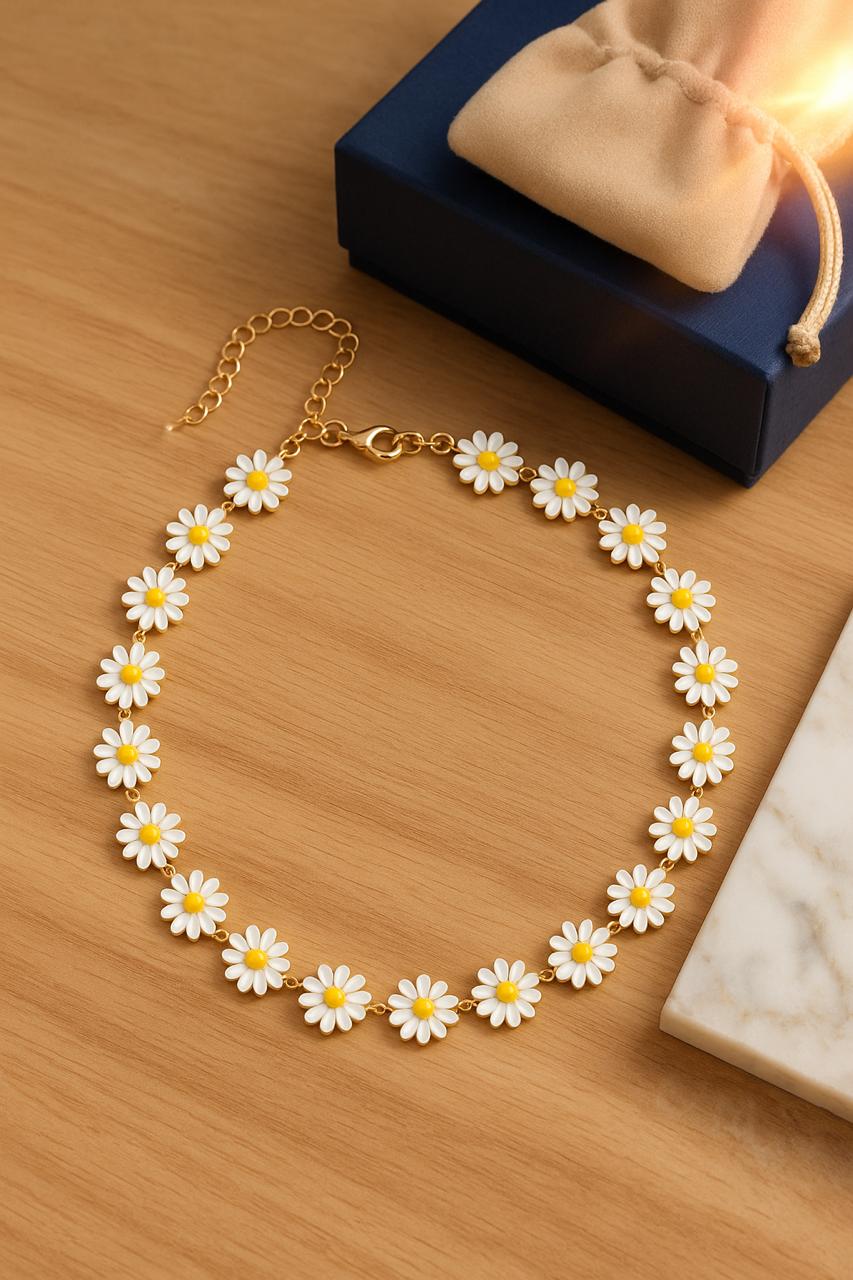 Sunflower Choker Pendant