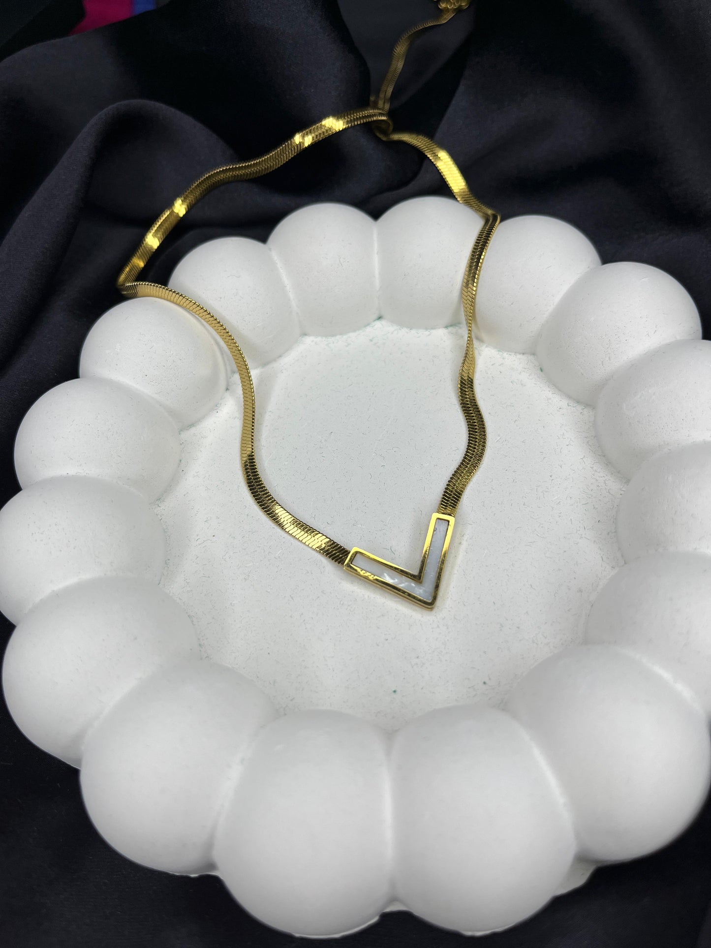 Golden V Luxe Pendant